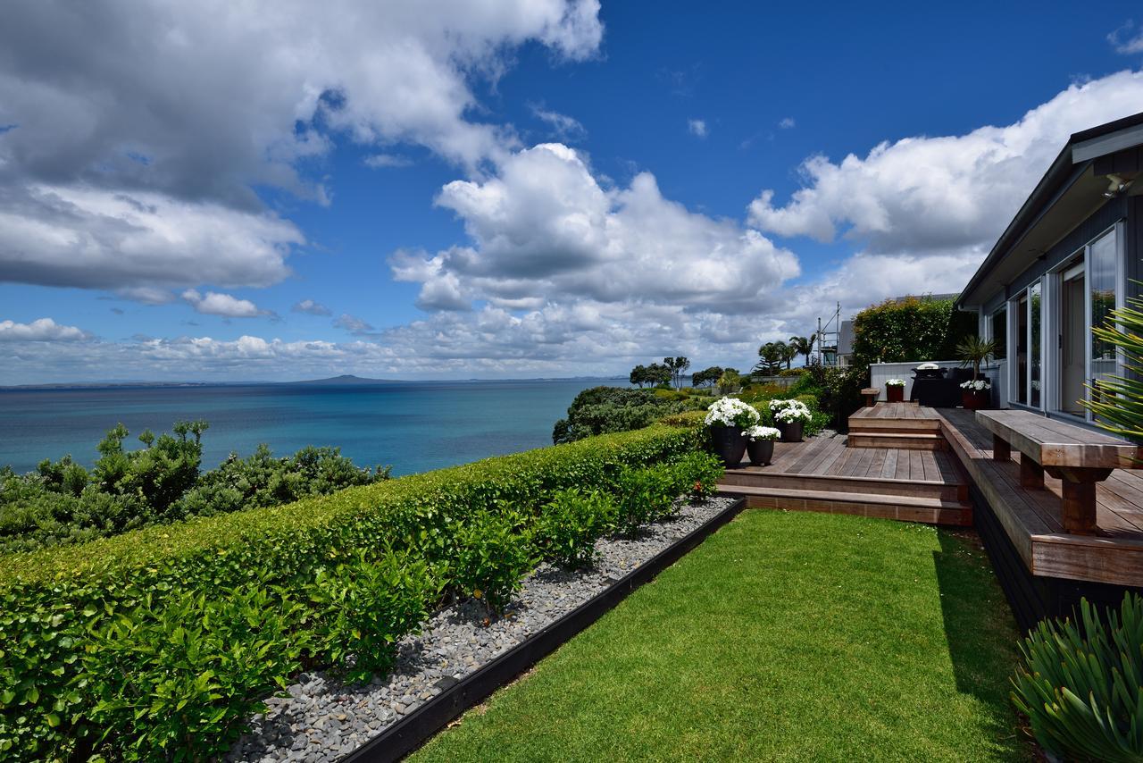 Luxury House With Clifftop Seaview Península de Península de Whangaparaoa Exterior foto