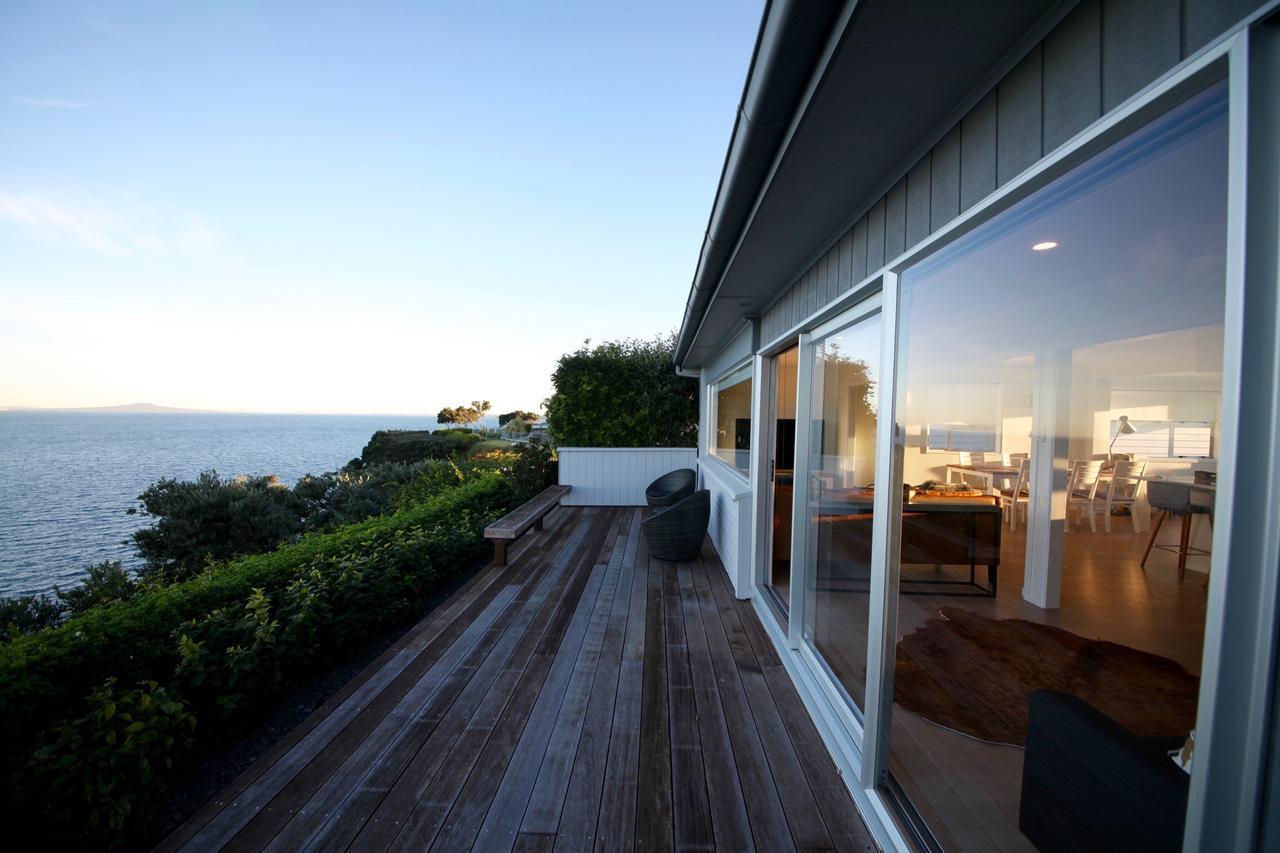 Luxury House With Clifftop Seaview Península de Península de Whangaparaoa Exterior foto